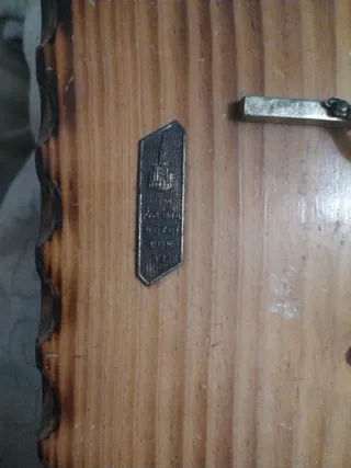 Benditera y Crucifijo de Madera