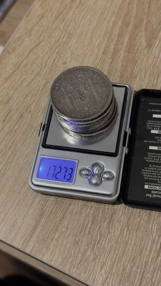 Monedas 5 Pesetas Alfonso XII, Amadeo