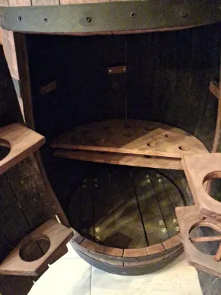 Barrica decorativa de madera