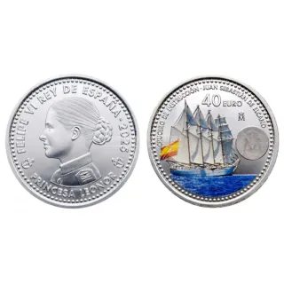 Moneda Conmemorativa España 40€ Año 2025 .