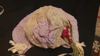 Traje de Bautizo antiguo de seda.