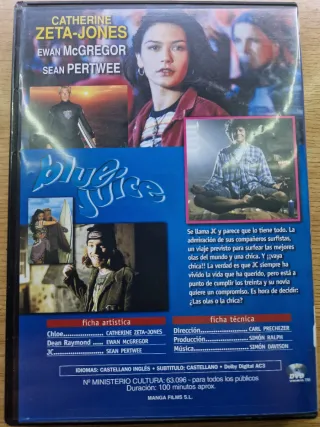 DVD Blue Juice (Comedia Romántica)