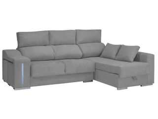SOFA GRIS CLARO CHAISE IZQUIERDA