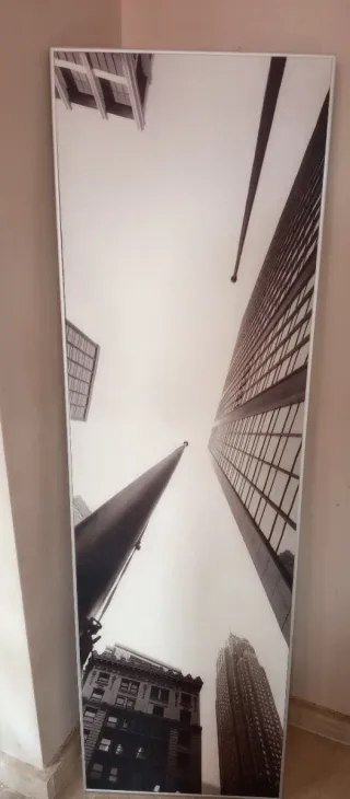 Cuadro Fotografía Rascacielos Marco Metálico