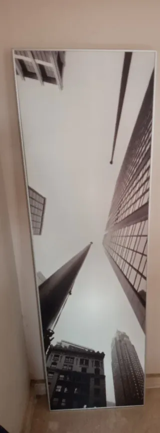 Cuadro Fotografía Rascacielos Marco Metálico