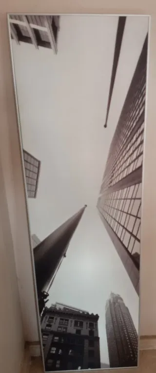 Cuadro Fotografía Rascacielos Marco Metálico