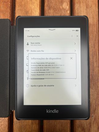 Kindle Paperwhite 10ª Geração c/ Capa Original