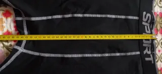 Ropa Térmica Unisex Negro XXXL