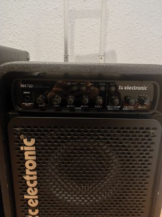 Amplificador TC Electronic + 2 Pantallas + Pedal