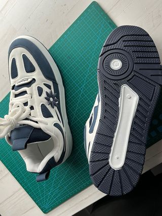 Zapatillas LV Skate Blancas y Azules!!!