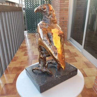 Escultura Águila Bronce Aurelio Teno