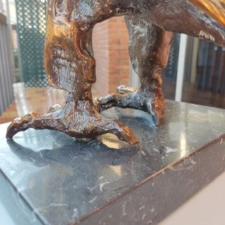 Escultura Águila Bronce Aurelio Teno