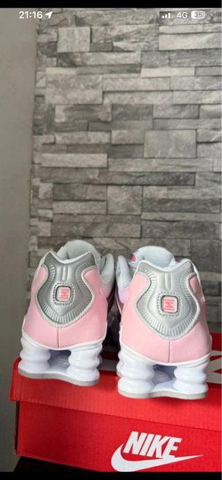Nike Shox TL Mujer Rosa Blanco