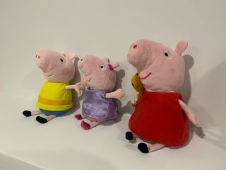 Coleccion 16 libros y 3 peluches Pepa Pig y George