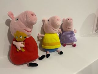 Coleccion 16 libros y 3 peluches Pepa Pig y George