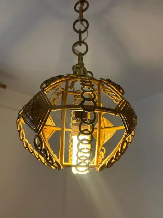 2 cabeceros ratán + mesita auxiliar