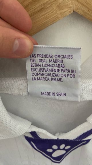 Camiseta Real Madrid 94/96 Original Kelme