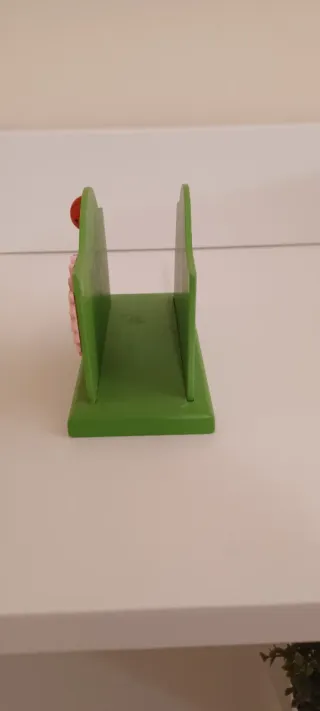 Porta tovaglioli legno decorato fiori