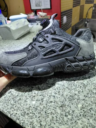 Sapatilhas Biqueira Aço Preto/Cinza