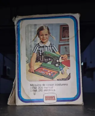 Máquina de coser retro vintage