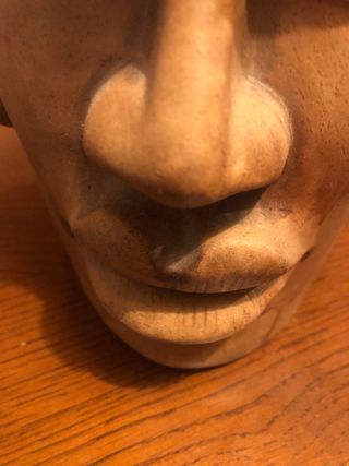 Contenitore decorativo a forma di testa