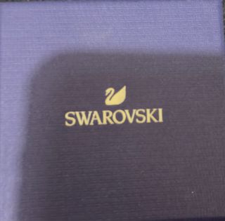 Collar Swarovski Infinity Corazón Dorado Nuevo