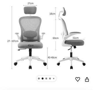 Silla de Oficina Ergonómica Nueva en su embalaje