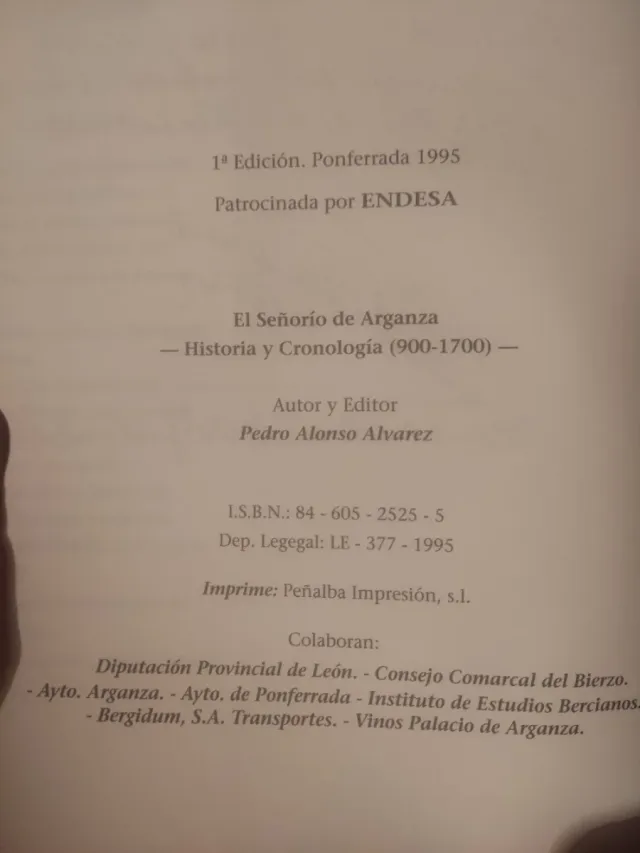 El señorío de Arganza historia y cronología