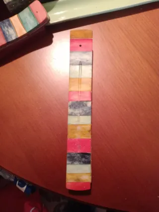 Porta incienso cerámica y madera