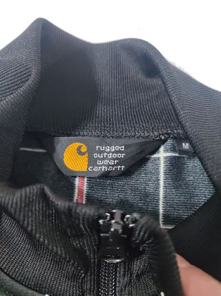 Carhartt/ Vintage Sudadera cremallera cuadros M