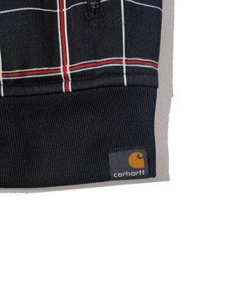 Carhartt/ Vintage Sudadera cremallera cuadros M