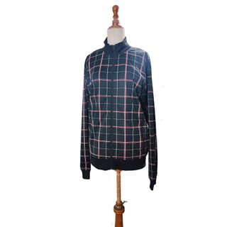 Carhartt/ Vintage Sudadera cremallera cuadros M