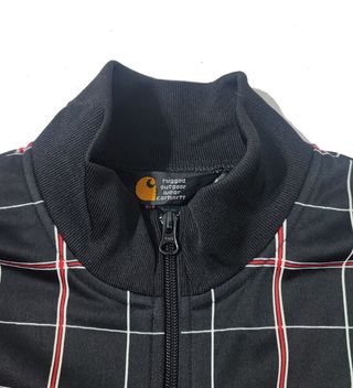 Carhartt/ Vintage Sudadera cremallera cuadros M