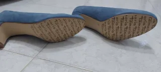 Décolleté Tamaris Blu 37 colore celeste aviazione