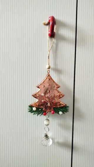 Decorazione Natalizia in Metallo Ramato