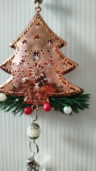 Decorazione Natalizia in Metallo Ramato