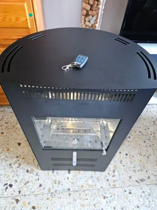 Estufa Bioetanol Ruby Elegance Negra