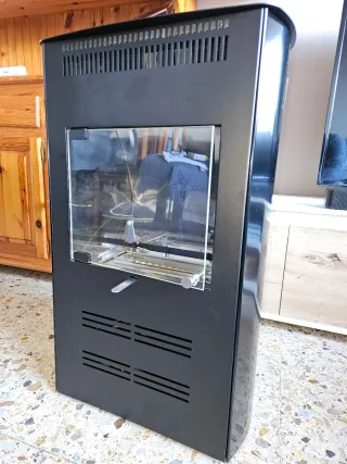 Estufa Bioetanol Ruby Elegance Negra