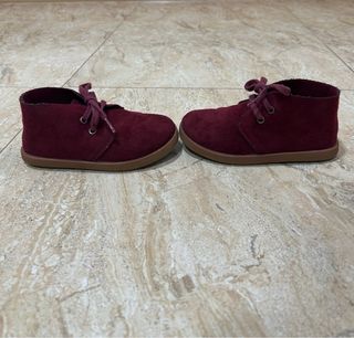 Botas serraje burdeos