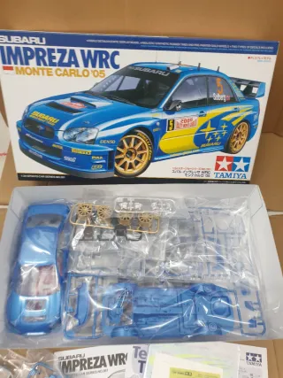 Maqueta Tamiya Subaru Impreza WRC Monte Carlo '05