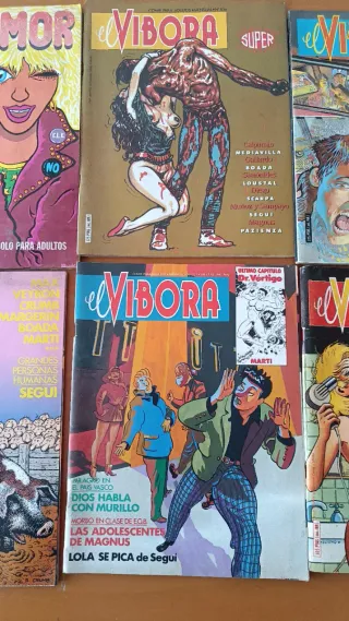Comics el víbora vintage