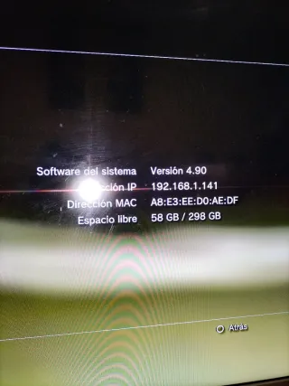 Consola PlayStation 3 PS3 Negra