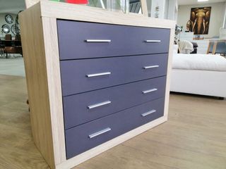 LIQUIDACIÓN POR REBAJA CÓMODA GRAFITO 98X85X40CM