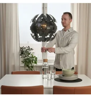 Lámpara Techo Ikea PS 2014 Negra