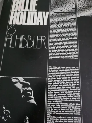 Vinilo LP Billie Holiday & Al Hibbler Jazz