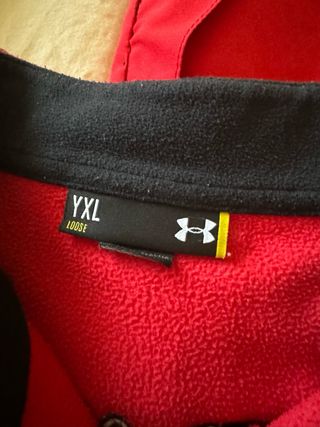 Polar Niño Under Armour YXL Rojo/Negro