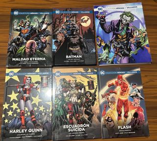 Colección DC Héroes y Villanos (Salvat) tomos 1-5
