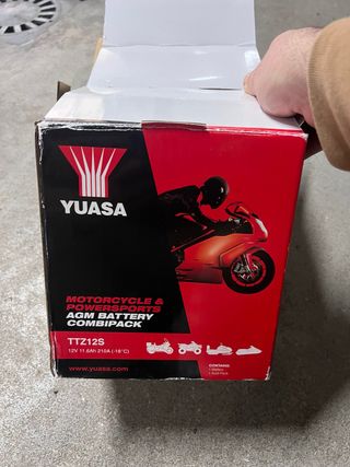 Batería Yuasa TTZ12S Moto AGM