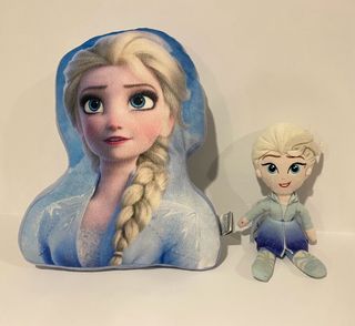 Mochila Frozen Elsa Lentejuelas y cojin