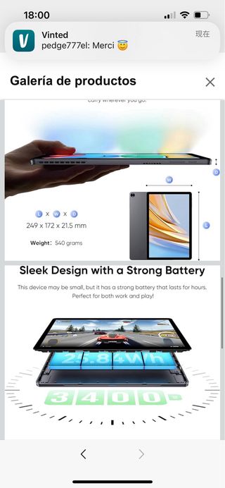 2-en-1 Tablet/Portátil 10,1" | 12 GB RAM, 256 GB S